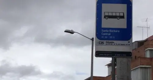 PARADERO SITP BARRIO SANTA BARBARA CENTRAL  255A01